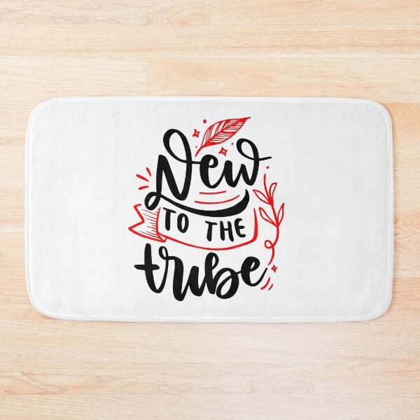 Item preview, New To The Tribe - Black & Red Quotes  designed and sold by jwebmarket.
