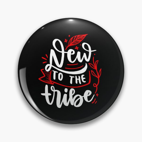 Item preview, New To The Tribe - White & Red Quotes designed and sold by jwebmarket.