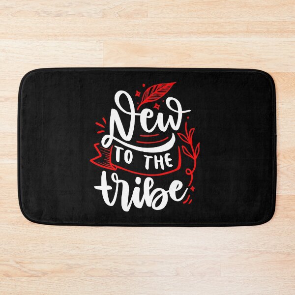 Item preview, New To The Tribe - White & Red Quotes designed and sold by jwebmarket.