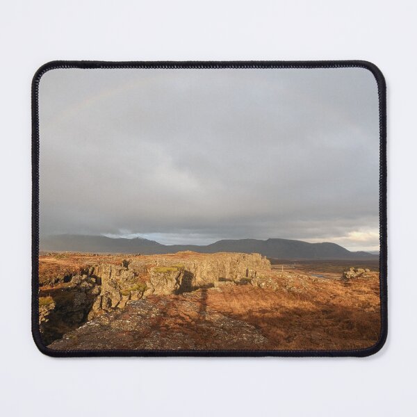 Item preview, Thingvellir National Park Iceland Rainbow designed and sold by Emceetina4.