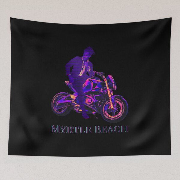 Item preview, Myrtle Beach Black Bike Week 90s style designed and sold by trendingatees.