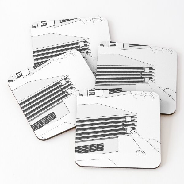 Item preview, Memory card Insert disc Play Gaming tutorial Illustration Black and White Line Art designed and sold by 21 Store.