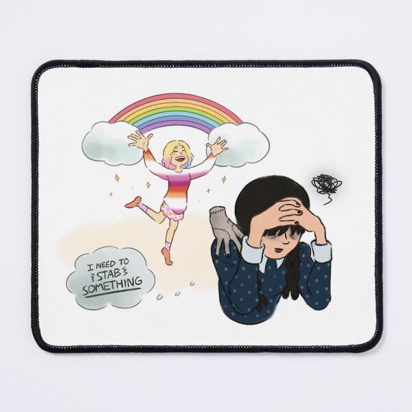 Item preview, Wednesday and Enid (with text) designed and sold by Linkeykong.