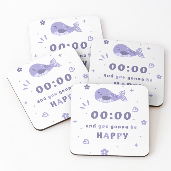 Item preview, Zero O'Clock 00.00 And You Gonna Be Happy designed and sold by UranusStickers.