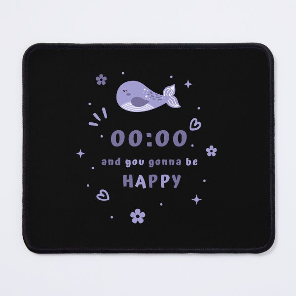 Item preview, Zero O'Clock 00.00 And You Gonna Be Happy designed and sold by UranusStickers.