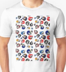 70's Racing helmets. Unisex T-Shirt