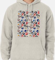 70's Racing helmets. Pullover Hoodie