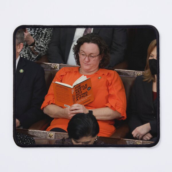 Item preview, Katie porter reading the subtle art  designed and sold by asadoesstuff.