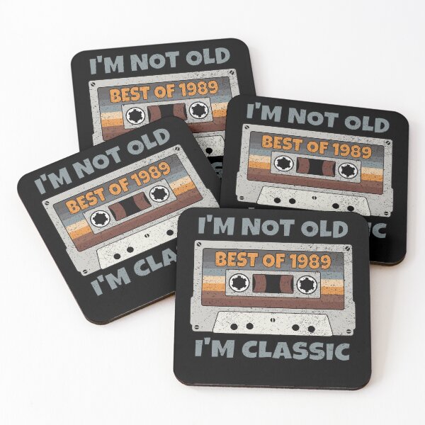 Item preview, I'M NOT OLD I'M CLASSIC BEST OF 1989 RETRO VINTAGE FUNNY DISTRESSED CASSETTE BIRTHDAY GIFT designed and sold by Kipcio.