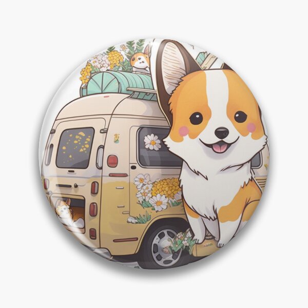 Item preview, Camper Van Corgi designed and sold by fromthepage.