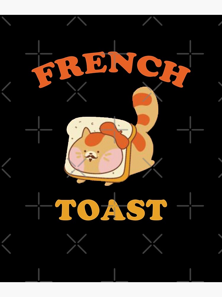 Cute Cat In A Toast Toast Cat Lover Poster For Sale By Gamespro Redbubble