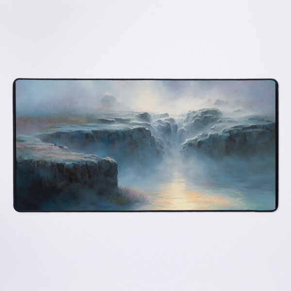 Item preview, Vibrant Misty Hot Spring Print designed and sold by TheArtfulAllie.
