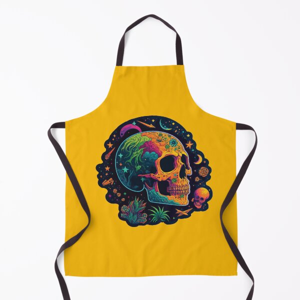 Item preview, Psychedelic Hippie Skull in Space - Trippy Art designed and sold by ArTo-Wear.