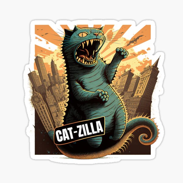 Item preview, Catzilla designed and sold by MeditationMind.
