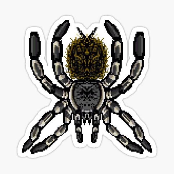 Item preview, Tarantula Pixel Art 6 designed and sold by IgorAndMore.