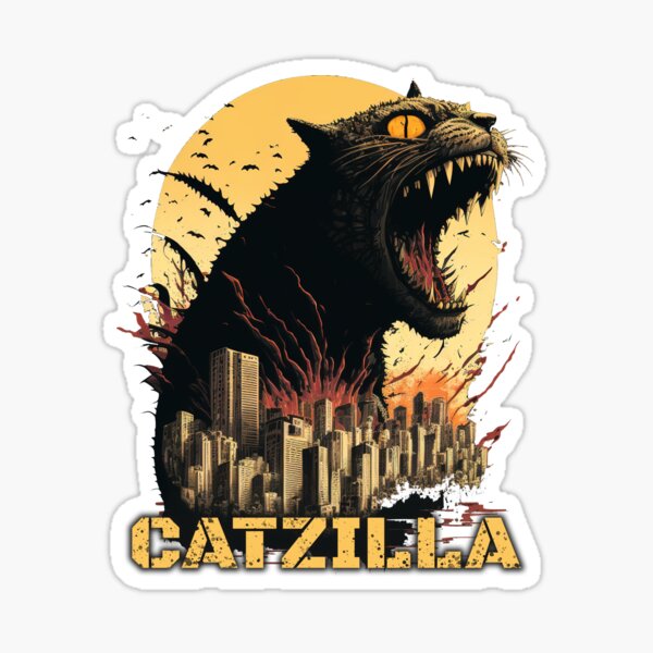 Item preview, Catzilla designed and sold by MeditationMind.