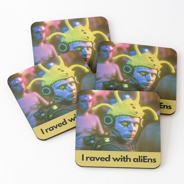Item preview, Rave Aliens TikTok  designed and sold by AICreatedMovies.