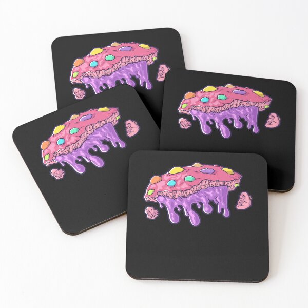 Item preview, pink cookie with intergalactic sprinkles and dripping galactic frosting designed and sold by DonutShirts.