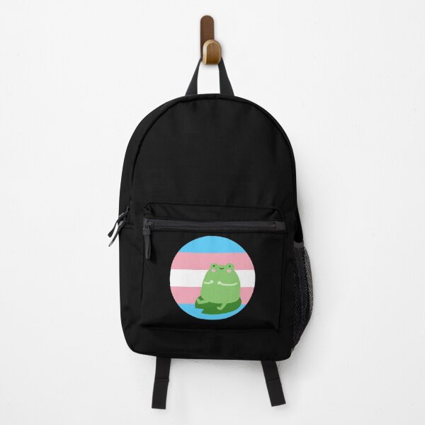Item preview, Trans pride flag frog designed and sold by RandomlyRainbow.