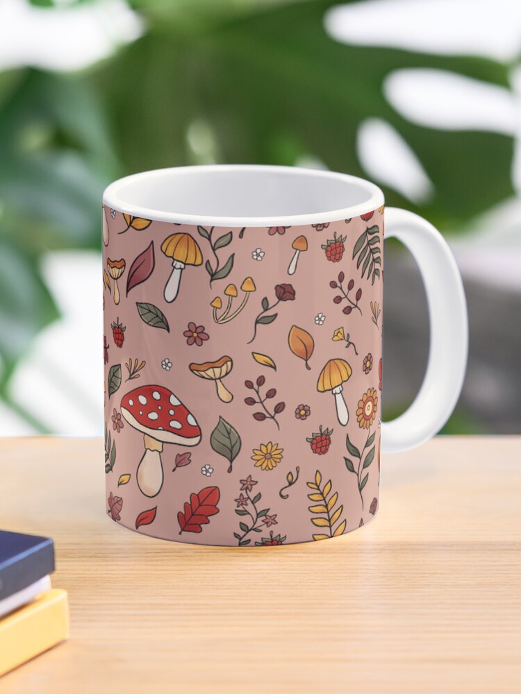 Cottagecore Peens Pattern Coffee Mugs