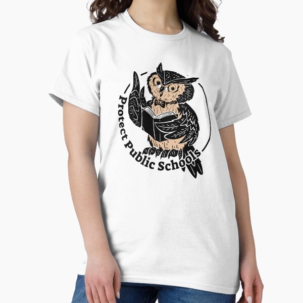 Item preview, Protect Public Schools Wise Owl Teacher Appreciation  designed and sold by The Junto Shop.