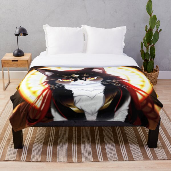 Item preview, Dibujo de gato estilo anime con pelo rojo. designed and sold by AlePosters.