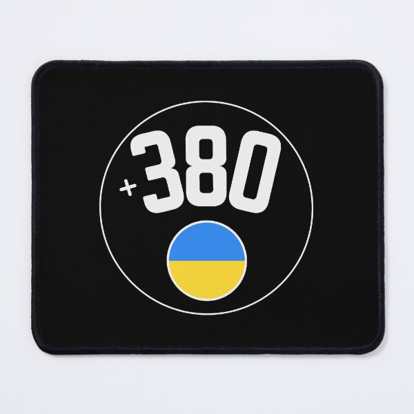 Item preview, UKRAINE country code +380 badge designed and sold by LeddsoDello.