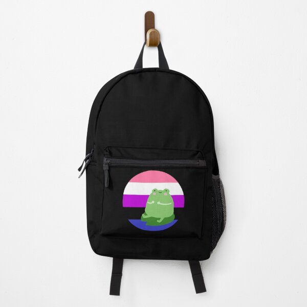 Item preview, Genderfluid pride flag frog designed and sold by RandomlyRainbow.