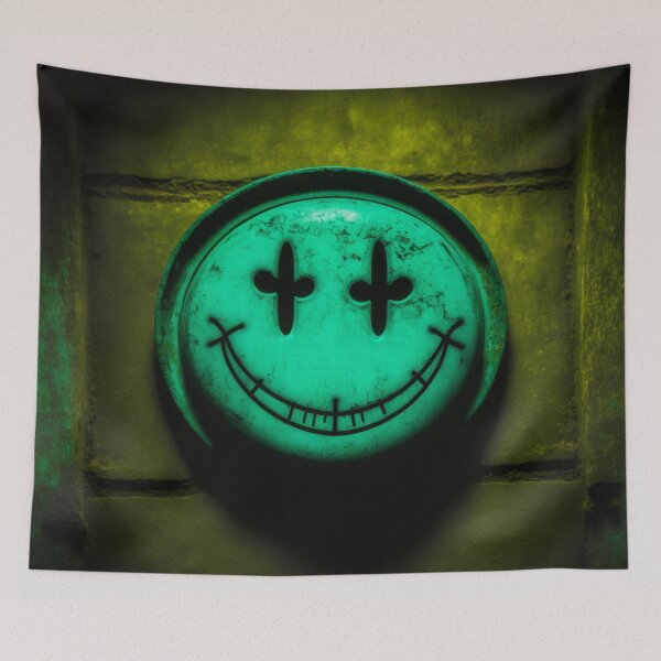 Item preview, Cross Smiley Face Of Clubs designed and sold by letsgetinspired.