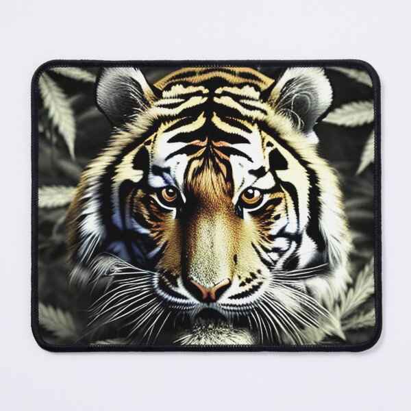 Item preview, Tiger Screen Wildlife Canine Cannabis  designed and sold by ShopSunday.