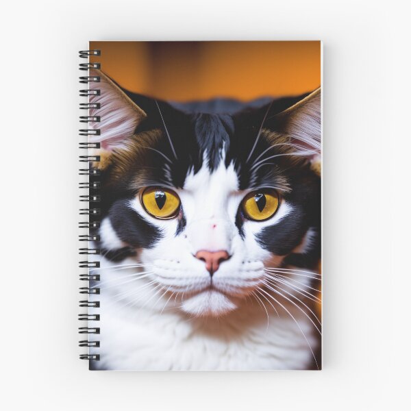 Item preview, Black and white cat with golden eyes designed and sold by AlePosters.