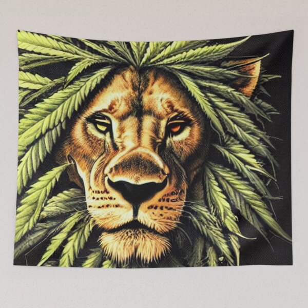 Item preview, Tiger Screen Wildlife Lion King  designed and sold by ShopSunday.