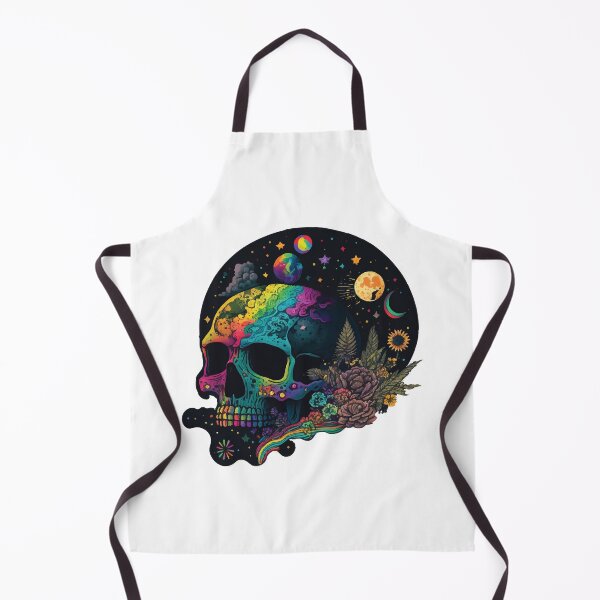 Item preview, Trippy Cosmic Skull - Psychedelic Hippie Galaxy designed and sold by ArTo-Wear.