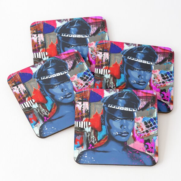 Item preview, Grace Jones pop art designed and sold by Helt-Sort.