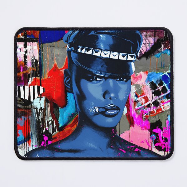 Item preview, Grace Jones pop art designed and sold by Helt-Sort.