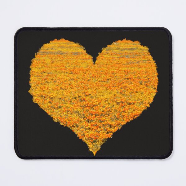 Item preview, Valentine's Day Flower Heart- Poppies and Goldfields designed and sold by MH65Designs.