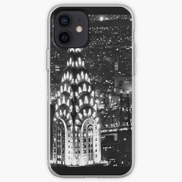 The Chrysler Building at night iPhone Soft Case