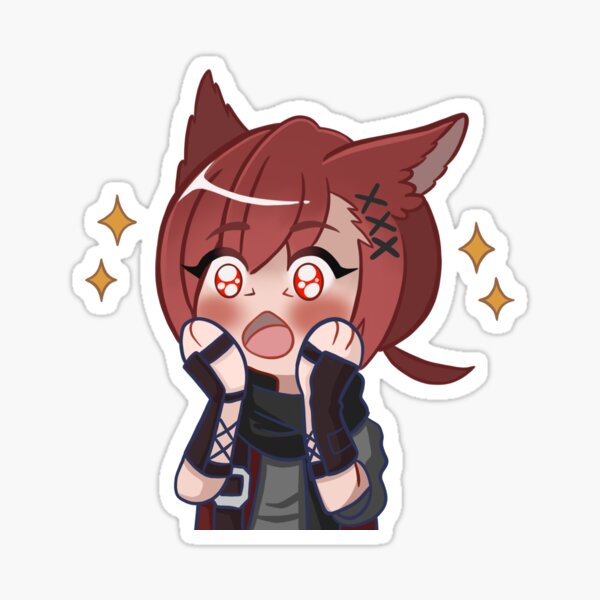 Wow Catboy Sticker
