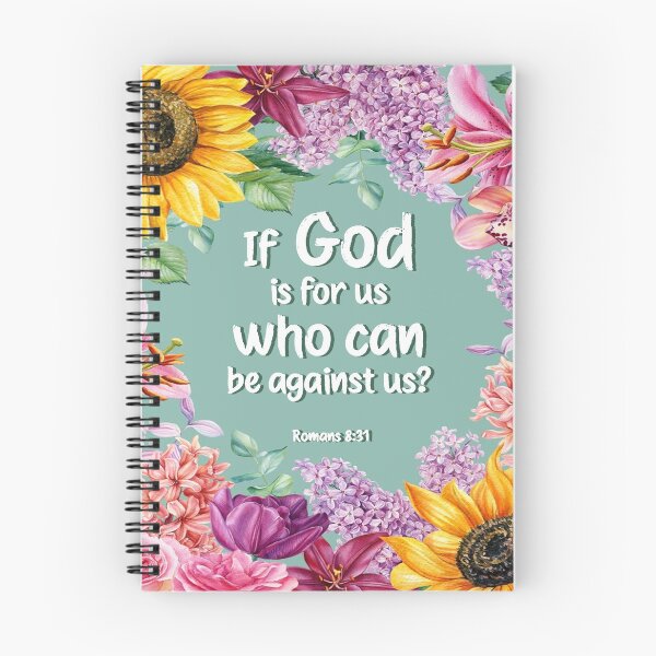 Item preview, if god is with us, who can be against us verse. romans 8:31 designed and sold by josephfanous.