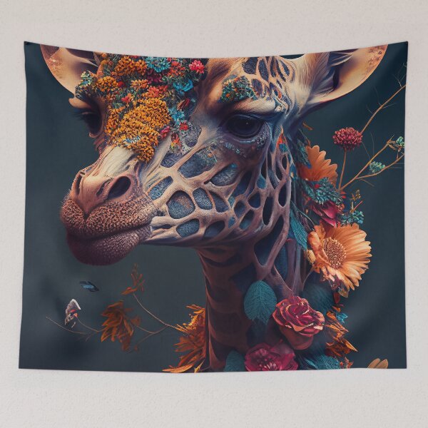 Item preview, Giraffe in the jungle designed and sold by BoukdeRoeck.