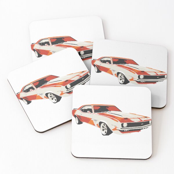 Item preview, Chevrolet Camaro Retro Illustration designed and sold by FromAIwithLove.