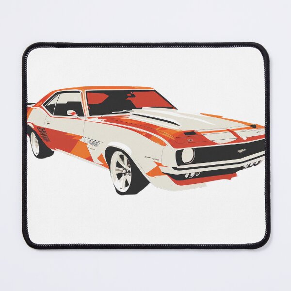Item preview, Chevrolet Camaro Retro Illustration designed and sold by FromAIwithLove.