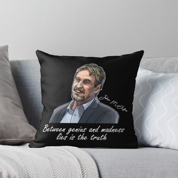 Item preview, John Mcafee Between Genius And Madness Lies Is The Truth , John Mcafee Signature , Women John Mcafee designed and sold by AngelPoulainsto.