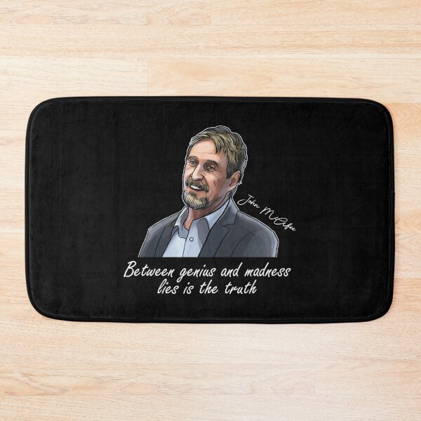 Item preview, John Mcafee Between Genius And Madness Lies Is The Truth , John Mcafee Signature , Women John Mcafee designed and sold by AngelPoulainsto.