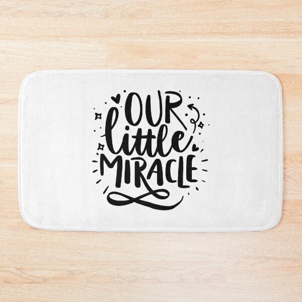 Item preview, Our Little Miracle - Black quotes designed and sold by jwebmarket.