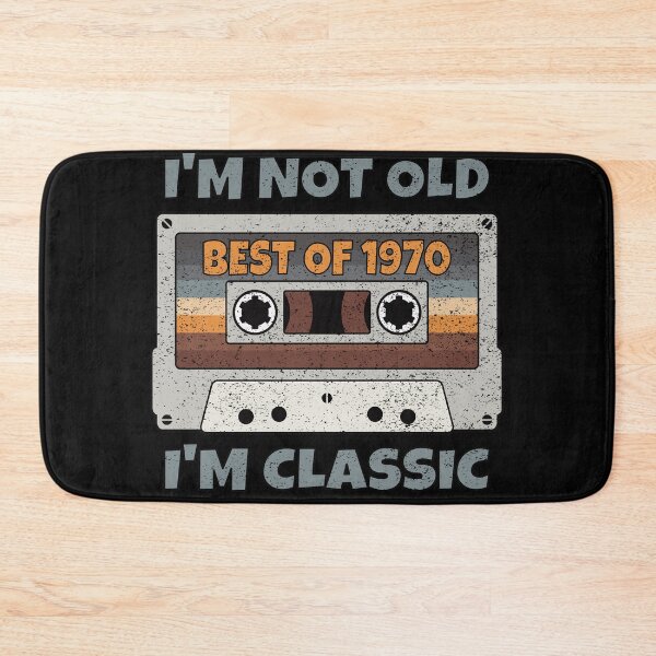 Item preview, I'M NOT OLD I'M CLASSIC BEST OF 1970 RETRO VINTAGE FUNNY DISTRESSED CASSETTE BIRTHDAY GIFT designed and sold by Kipcio.
