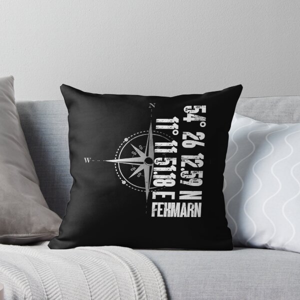 Item preview, Fehmarn Island Atlantic Coordinates Map Vacation designed and sold by sbachstroem.