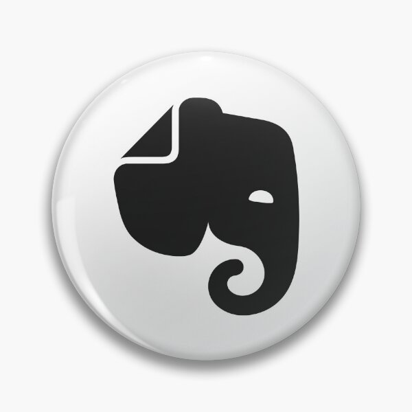 Item preview, Black Evernote Notes App Logo designed and sold by PeterPrv.