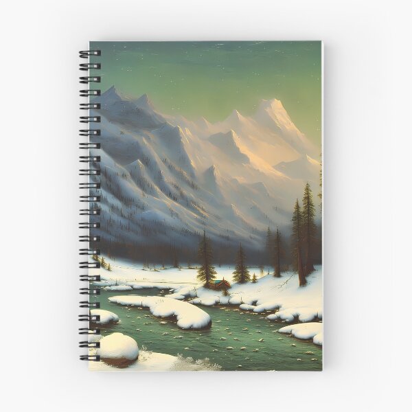 Aperçu de l'œuvre Winter's Charm: A Snowy Landscape Design créée et vendue par Story24net.
