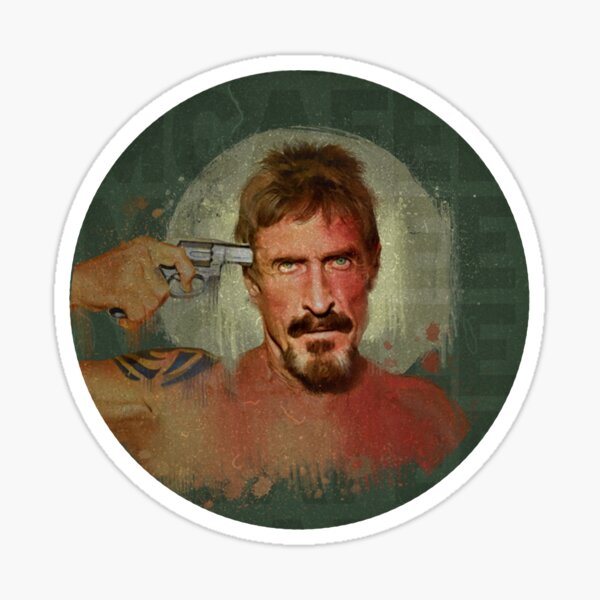 Item preview, John McAfee designed and sold by AngelPoulainsto.